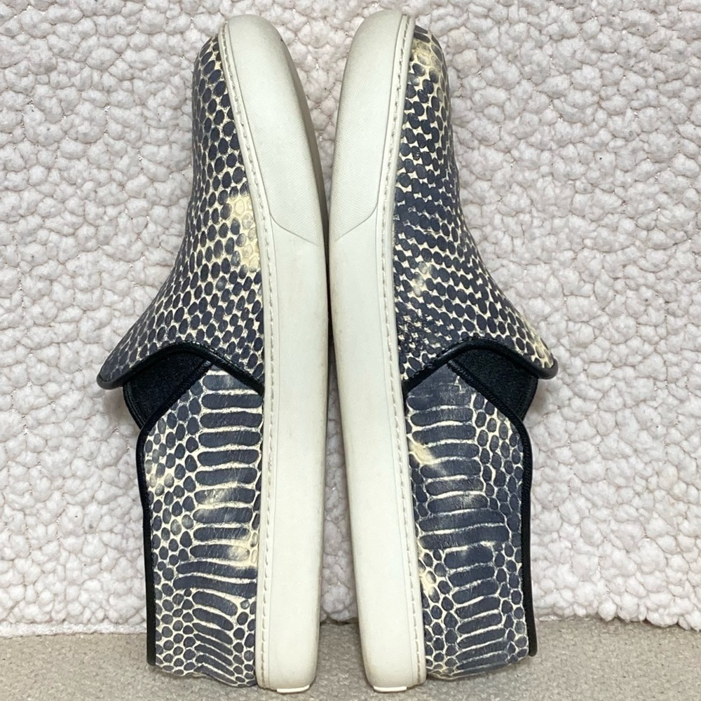 Cole Haan Woman's Bowie Snake Print Leather Slip On Casual Sneakers Shoes SZ 6B - Picture 6 of 11